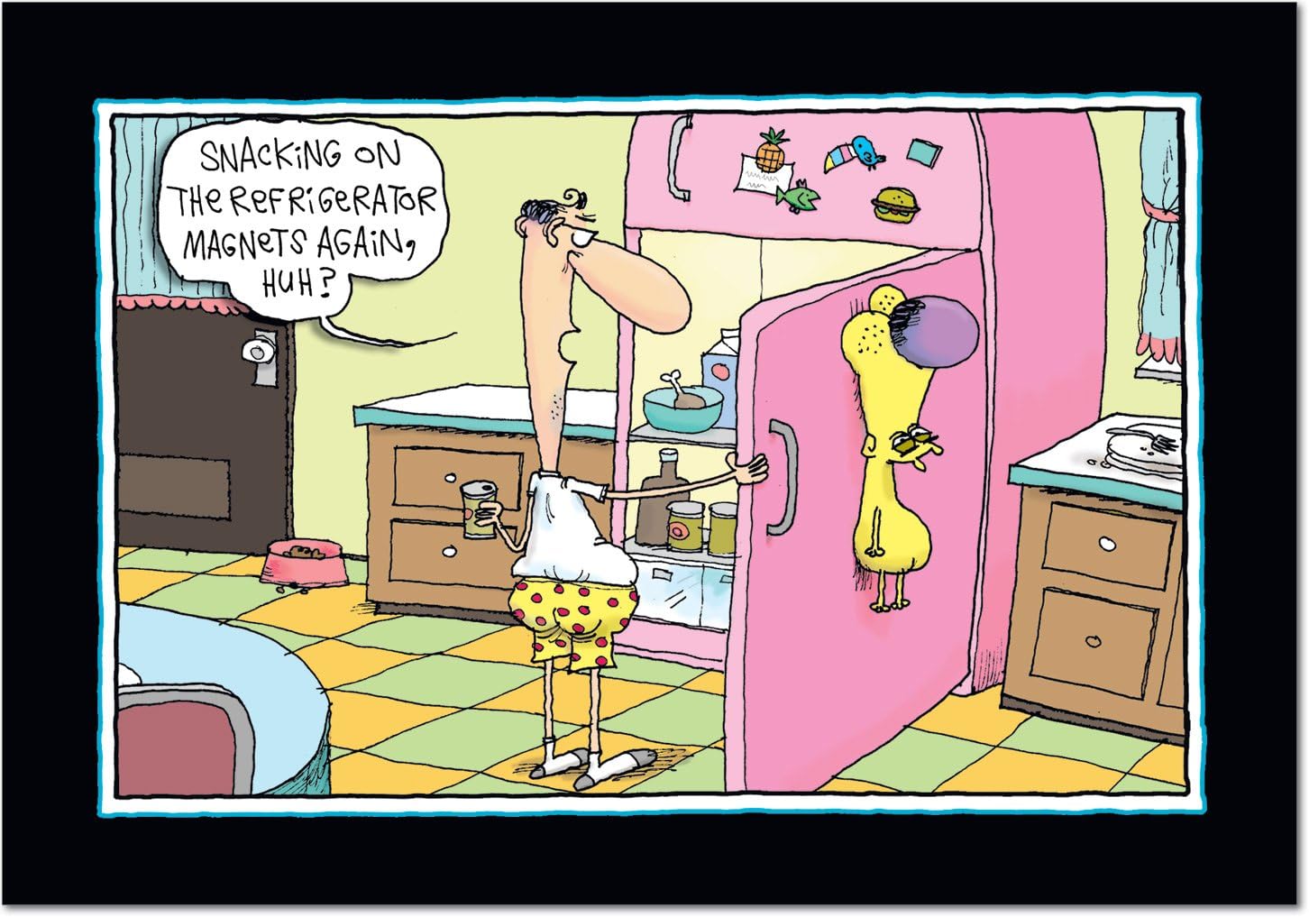 Refrigerator Birthday Joke Card Amazon.co.uk Stationery & Office Supplies