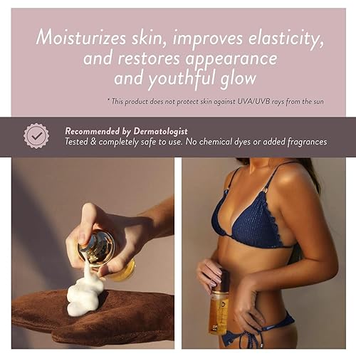 Miniatura 3 de Best Bronze Self Tanner Mousse con manopla bronceadora, 0.85 onzas líquidas, espuma autobronceadora vegana transparente para tonos de piel claros,