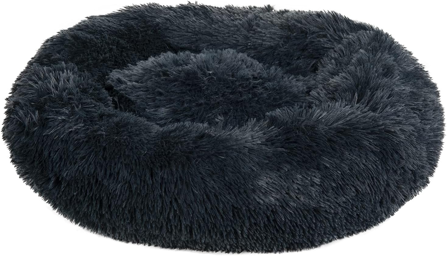 HKM Fluffy Dog Bed 80 x 25 cm Dark Grey