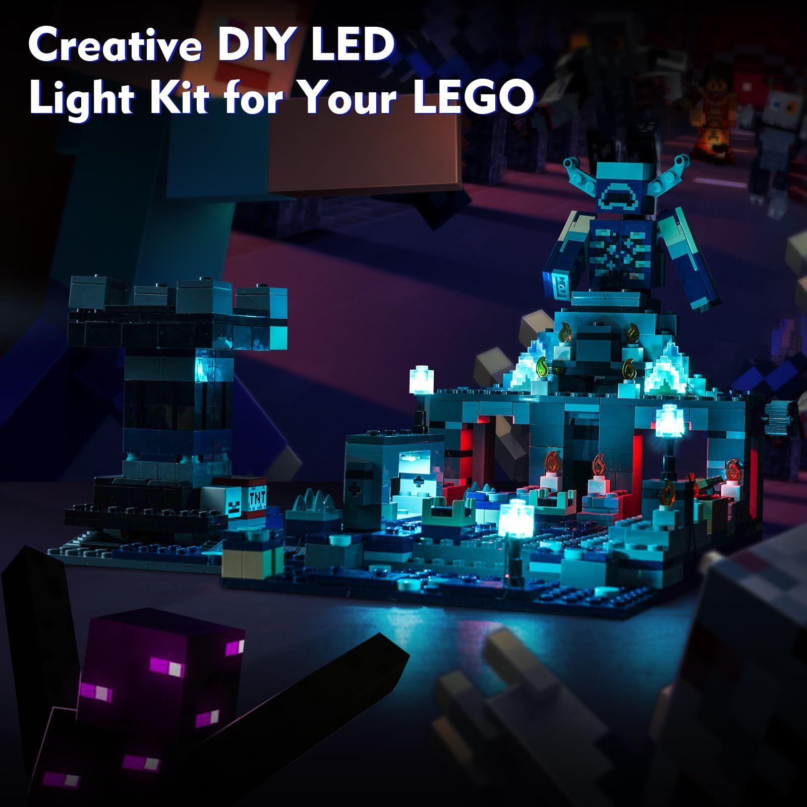 Amazon.co.jp: ライトキット レゴマインクラフト The Deep Dark Battle 