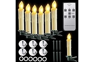 Christmas Window Candles with Floating Efficacy