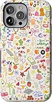 Vista 55 de Casely Funda para iPhone 13 Pro Max Compatible con MagSafe Doodle Bug Funda Crayola Crayon