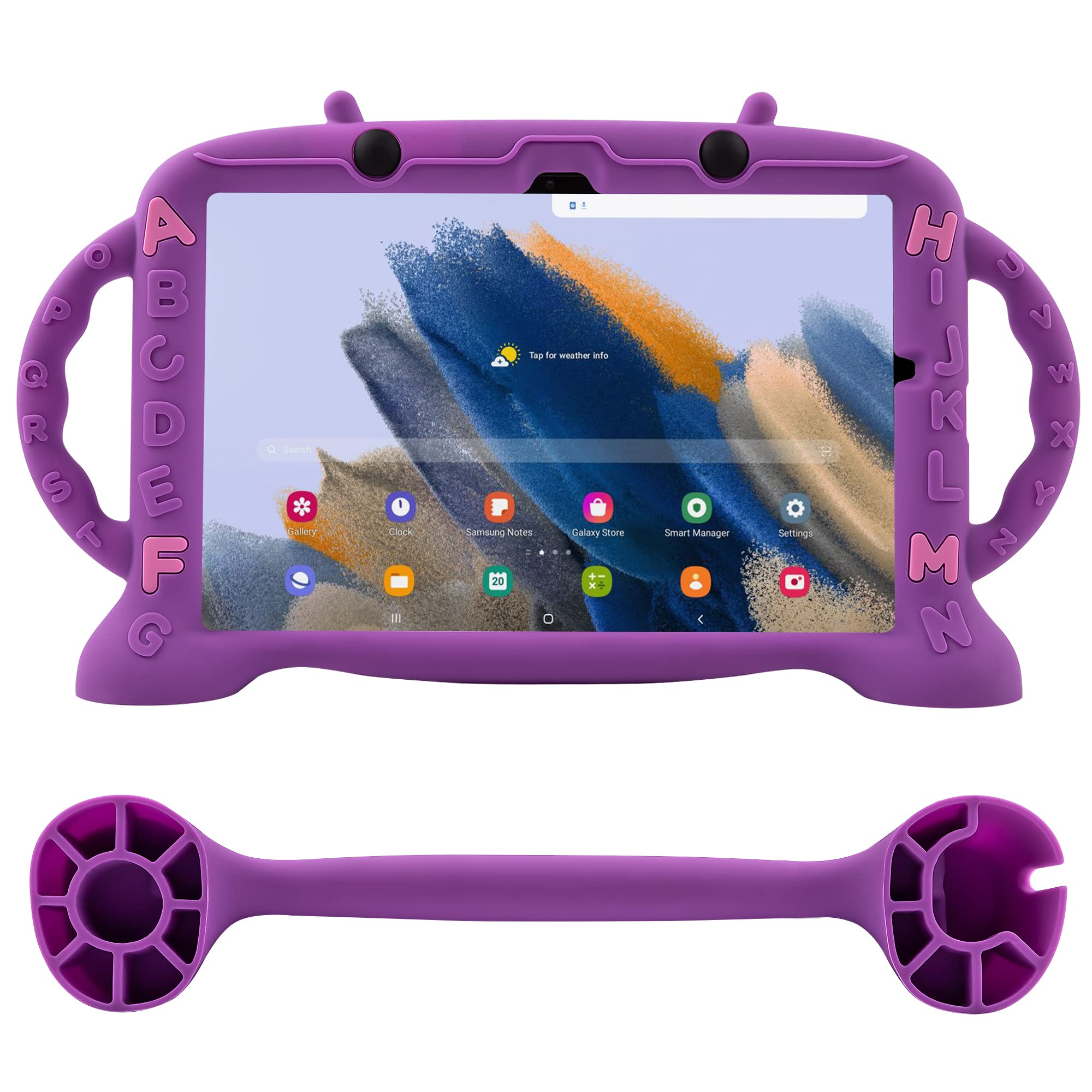 Coque Galaxy Tab A8 antichoc et robuste avec poignée - 8