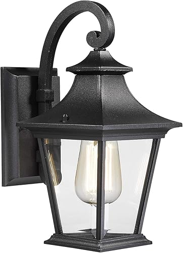 Miniatura 10 de Emliviar Farol Solar de Pared para Exteriores, Aplique Exterior Impermeable, Iluminación LED de Pared Exterior de Anochecer a Amanecer con Vidrio