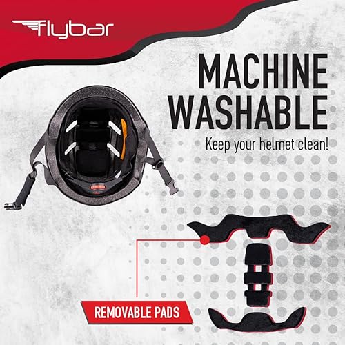 Miniatura 6 de Casco de bicicleta Flybar - Multideporte, certificado dual, ajustable, ligero, para skateboard, patinaje, pogo, scooter eléctrico, snowboard, para