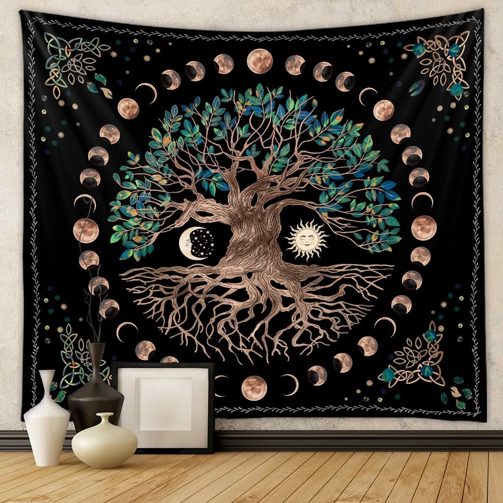 HASTHIP Tree Of Life Tapestry Wall Hanging Wishing Tree Aesthetic