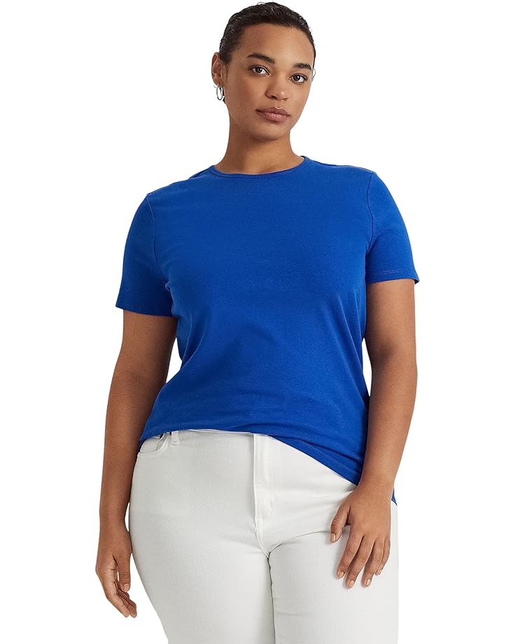 LAUREN Ralph Lauren Plus Size CottonBlend Tee