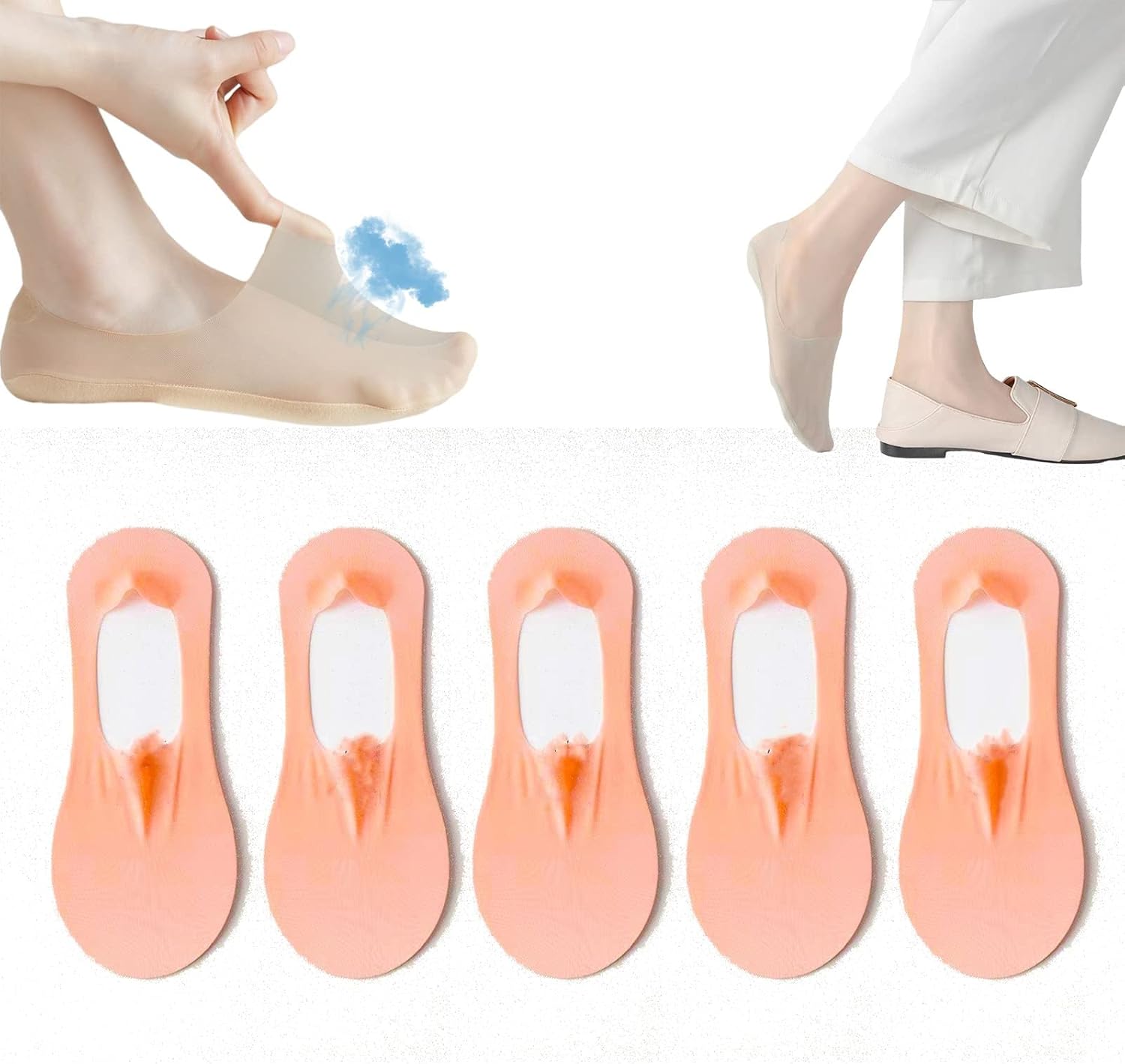 Calze Rete Donna Con Pizzo E Silicone Antiscivolo - Taglia Piccola, Sexy E Comode - Foto 3