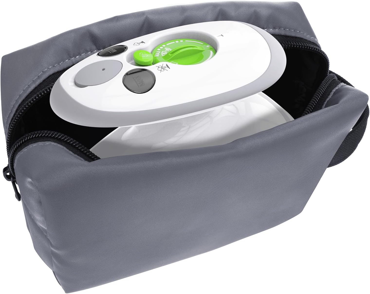 Beautyflier Mini Iron Storage Bag Travel Carrying Case Compatible with Steamfast SF-717/ for SMAGREHO/for Ivation Travel Mini Steam Iron Portable Size Small Holder Fits for Measuring Cup (Bag Only)