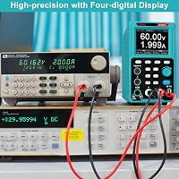 Kiprim DC605Pro 2-in-1 laboratóriumi tápegység multiméteres funkcióval, 0-60V, 0-5A, adattárolás 6