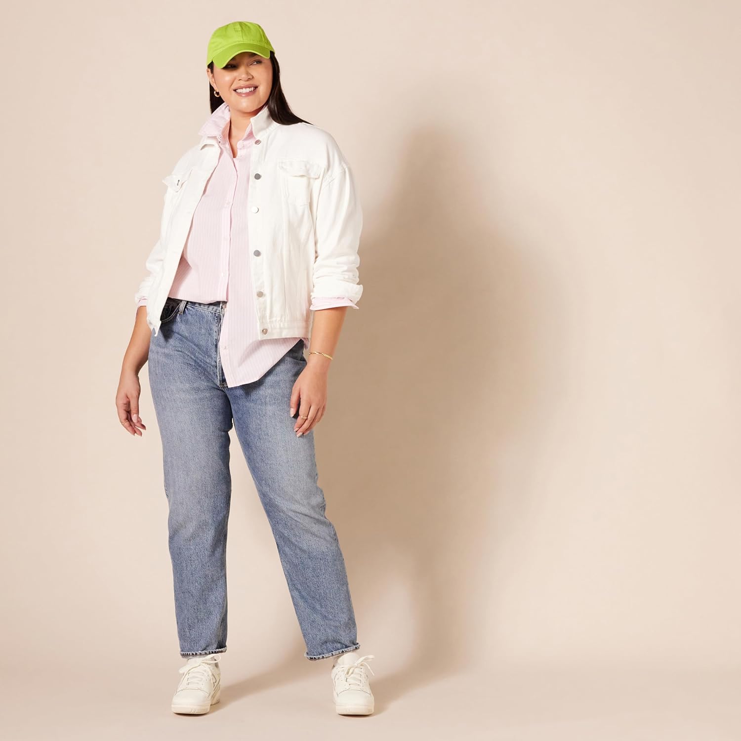 Amazon Essentials Women's Regular-Fit Long-Sleeve Button-Down Poplin Shirt - Image 8