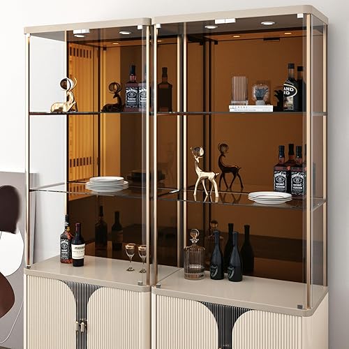 Miniatura 7 de Wallercity Espejo dorado adhesivo de vinilo para pared, espejo sin vidrio para niños, papel tapiz para despegar y pegar, espejo de gimnasio en casa,