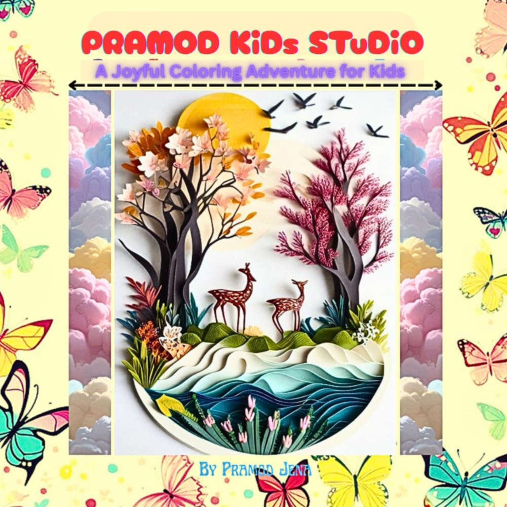 PRAMOD KIDs STUDIO: A Joyful Coloring Adventure for Kids | Cute, Simple & Fun Pages to Inspire Creativity