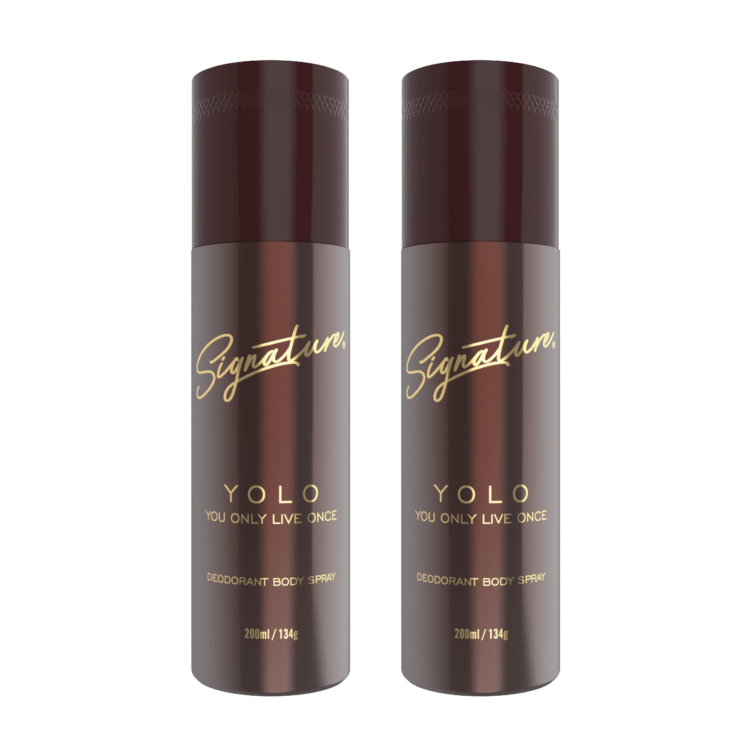 Signature Yolo Deodorant 200ml (Pack of 2) | Unisex Woody Spicy Long Lasting Fragrance Deo | Skin Friendly & Fresh Scent Body Spray | Protection From Sweat & Bad Odour | No Gas Perfume For Men & Women-picture-12