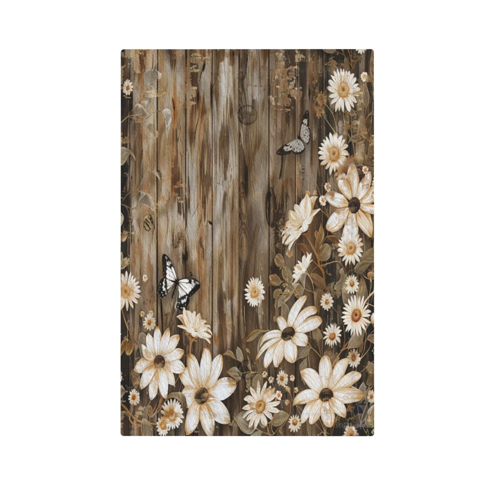 Rustic Wood Butterfly Wall Plate - Farmhouse Decor -29