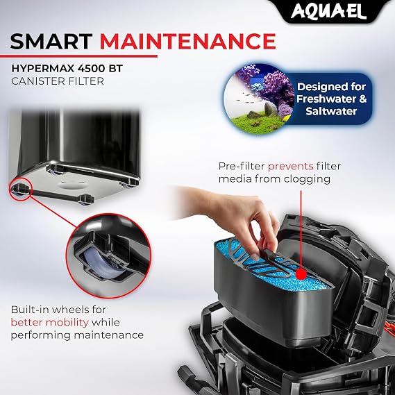 Aquael Hypermax 4500 Bluetooth Canister Filter