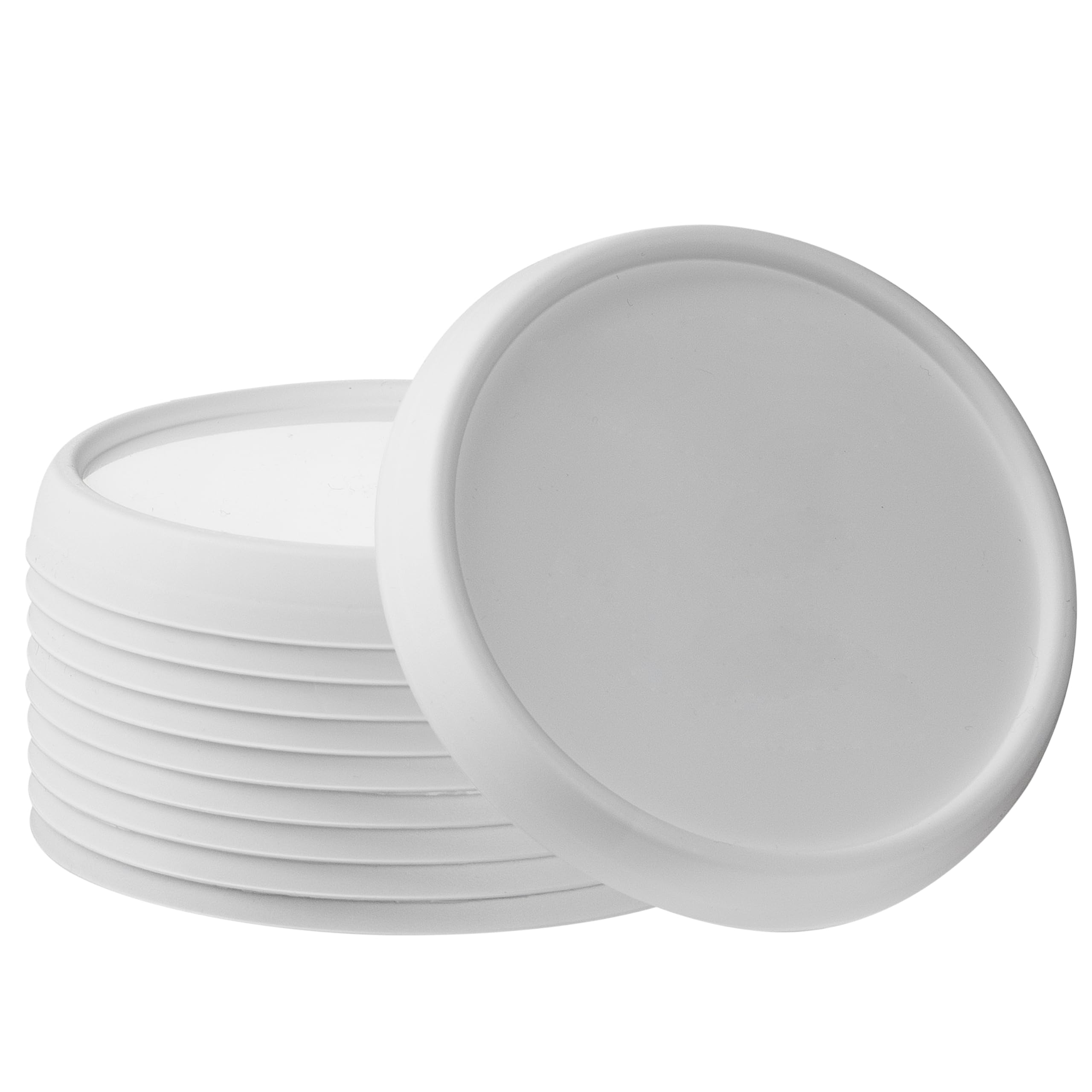 24 Couvercles Réutilisables Pour Pots La Fermière 67mm - Compatibles Yaourtière - Lavables Lave-Vaisselle