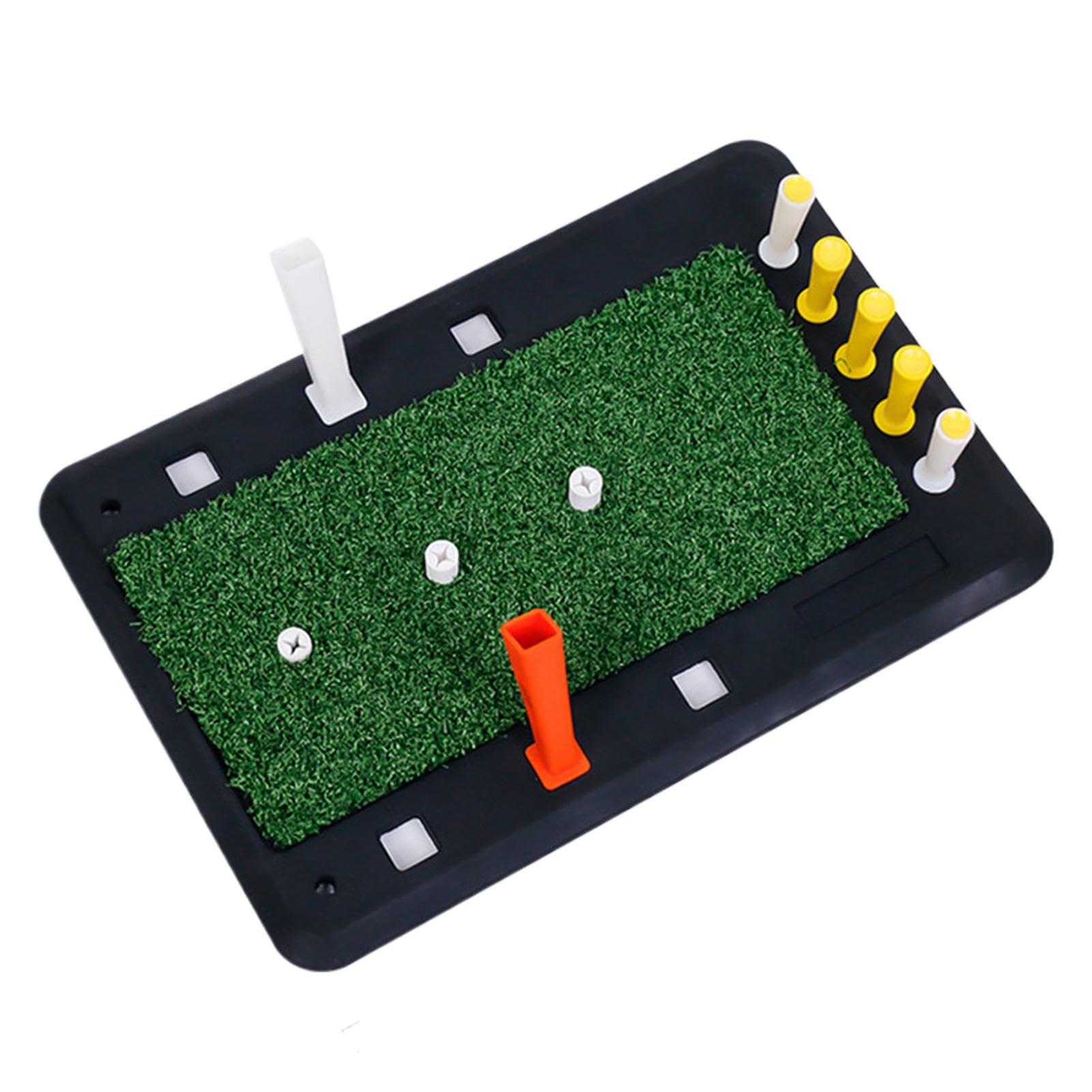 Mata do huśtawki do ćwiczeń golfowych, mata do huśtawki do ćwiczeń | Gumowa mata chroniąca przed odpryskami Antypoślizgowy, przenośny, mały sprzęt do gry w go
