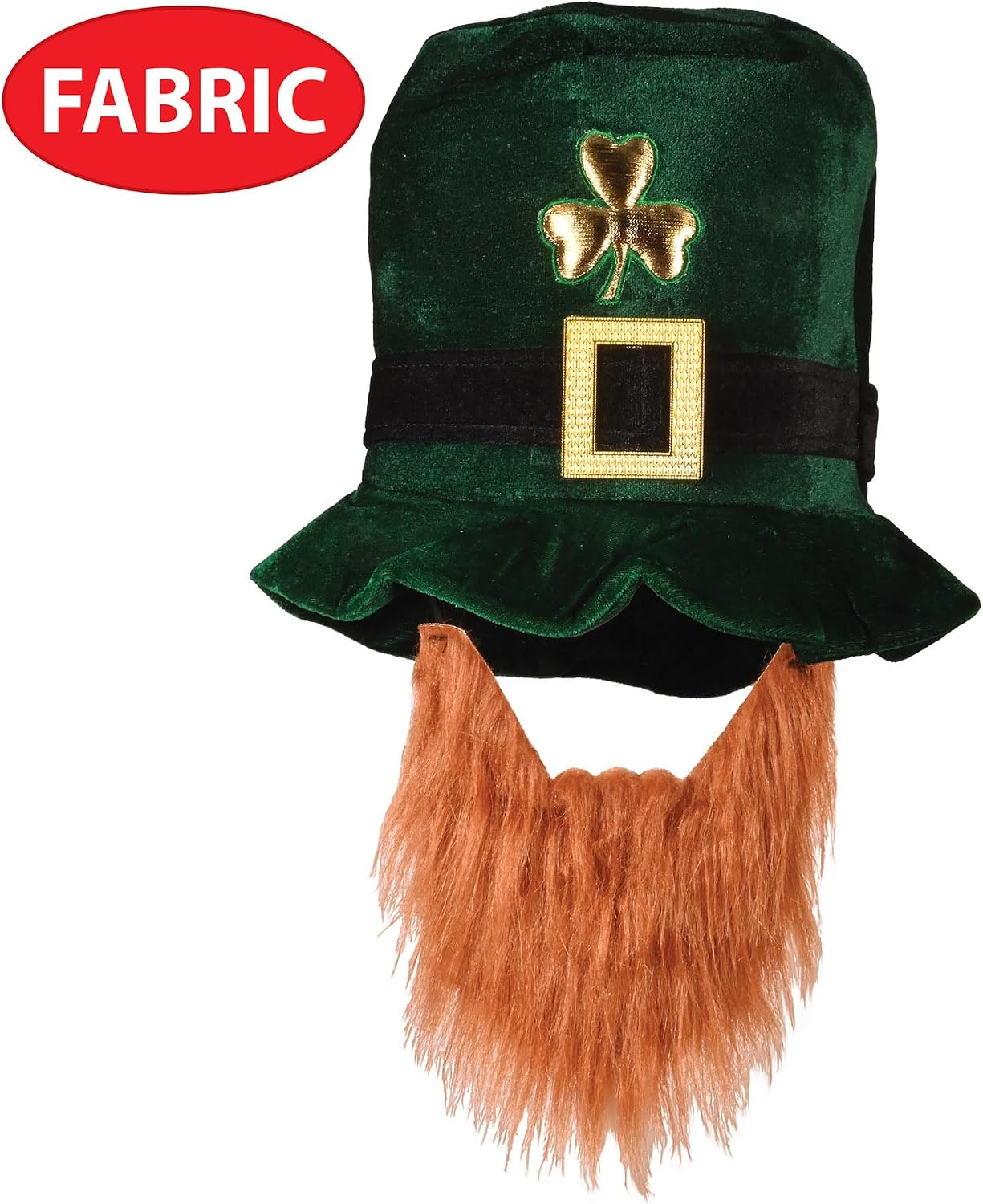 Beistle 30706 Plush Leprechaun Party Hat with Beard