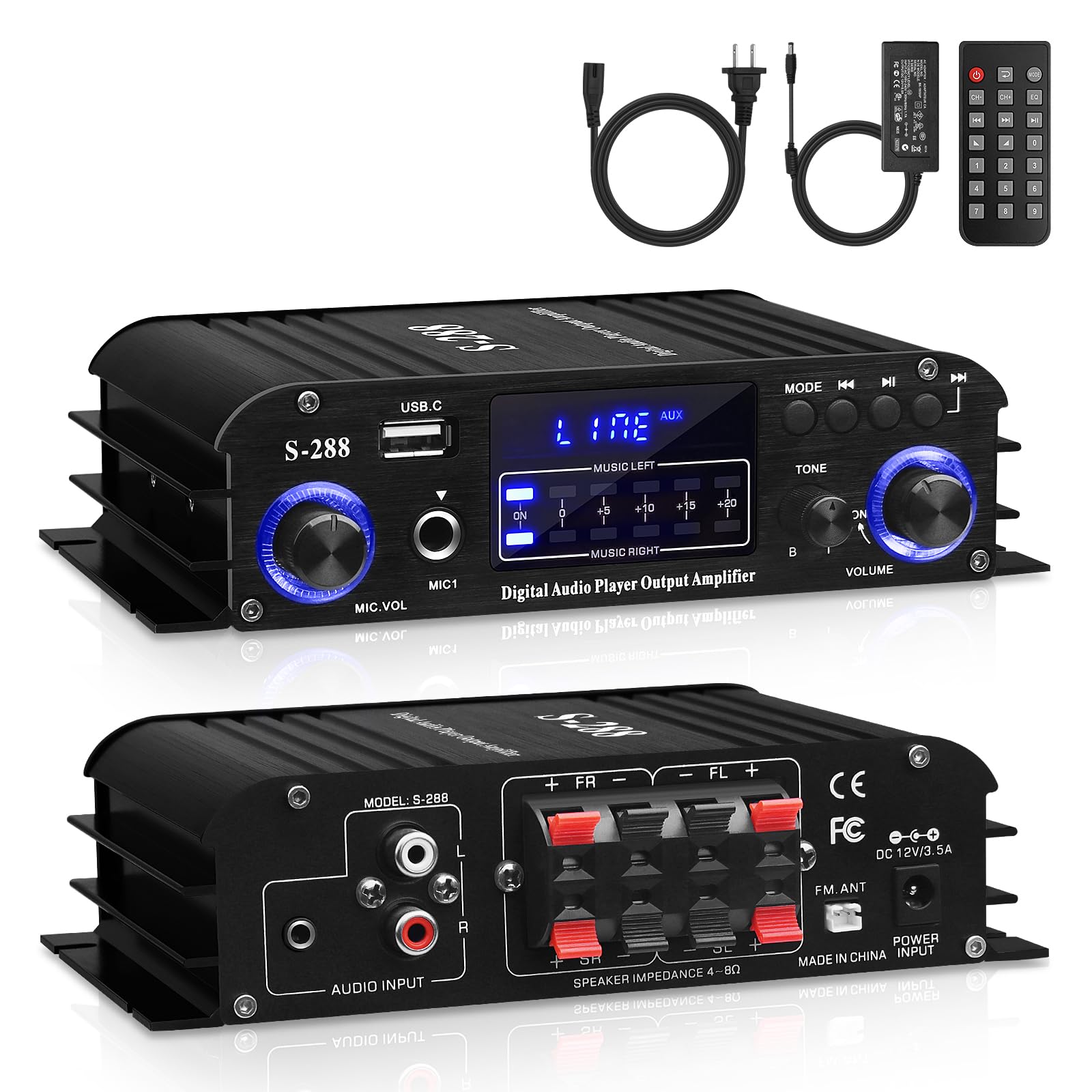Audio Component Amplifier, Home Theater AV Receiver-image-46