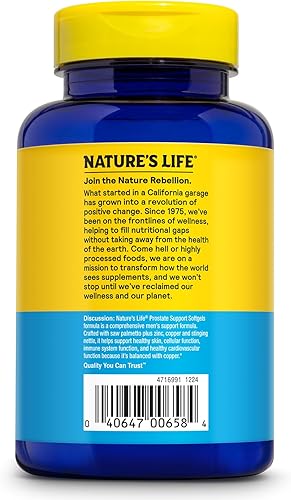 Miniatura 3 de Nature's Life Prostate Support Softgel, 120 ct