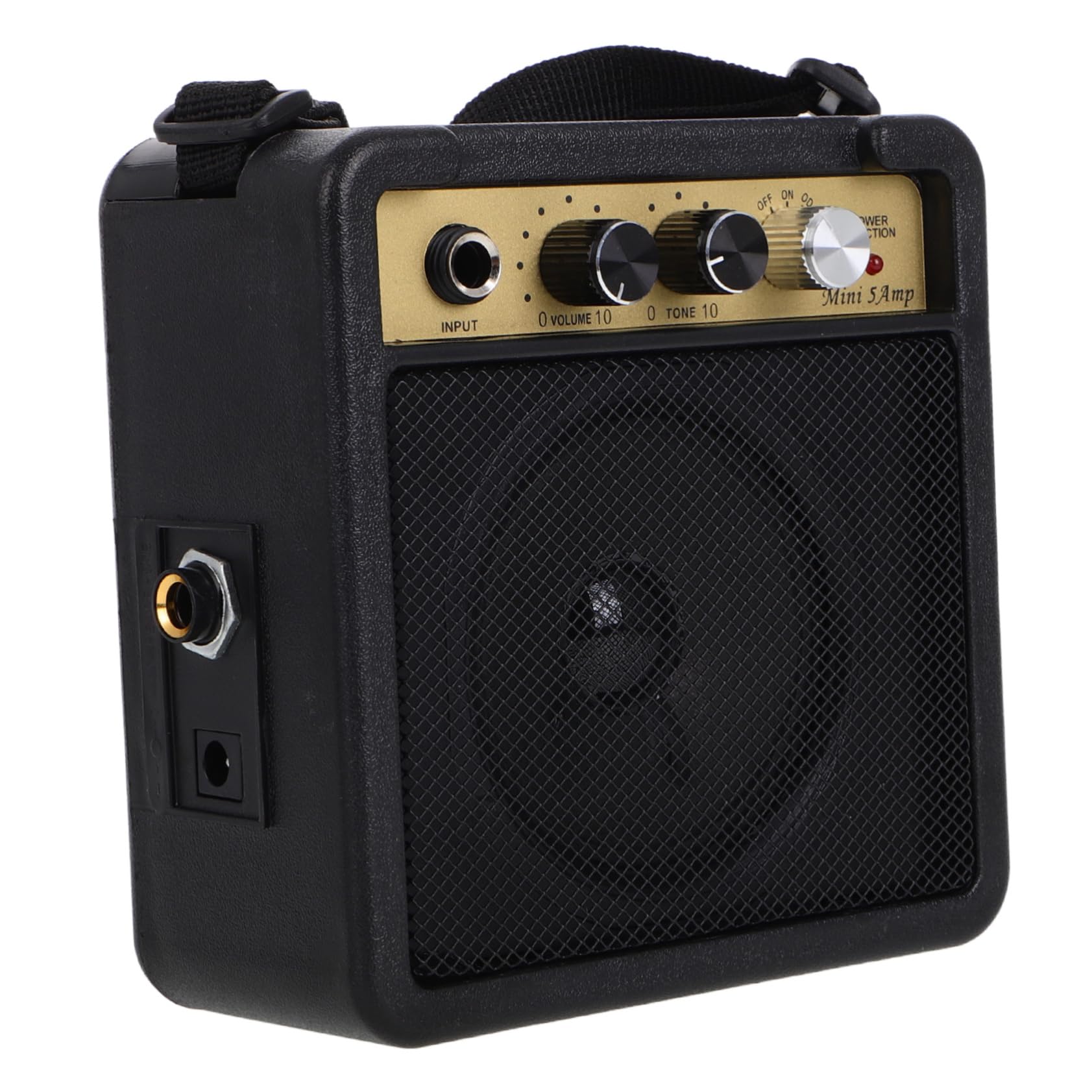 Amplificatore Per Chitarra Mini Portatile Dispositivo Amplificatore Piccolo Per Chitarra Elettrica Basso Alta Fedeltà Connettività Versatile Effetti Sonori Integrati Costruzione Ro