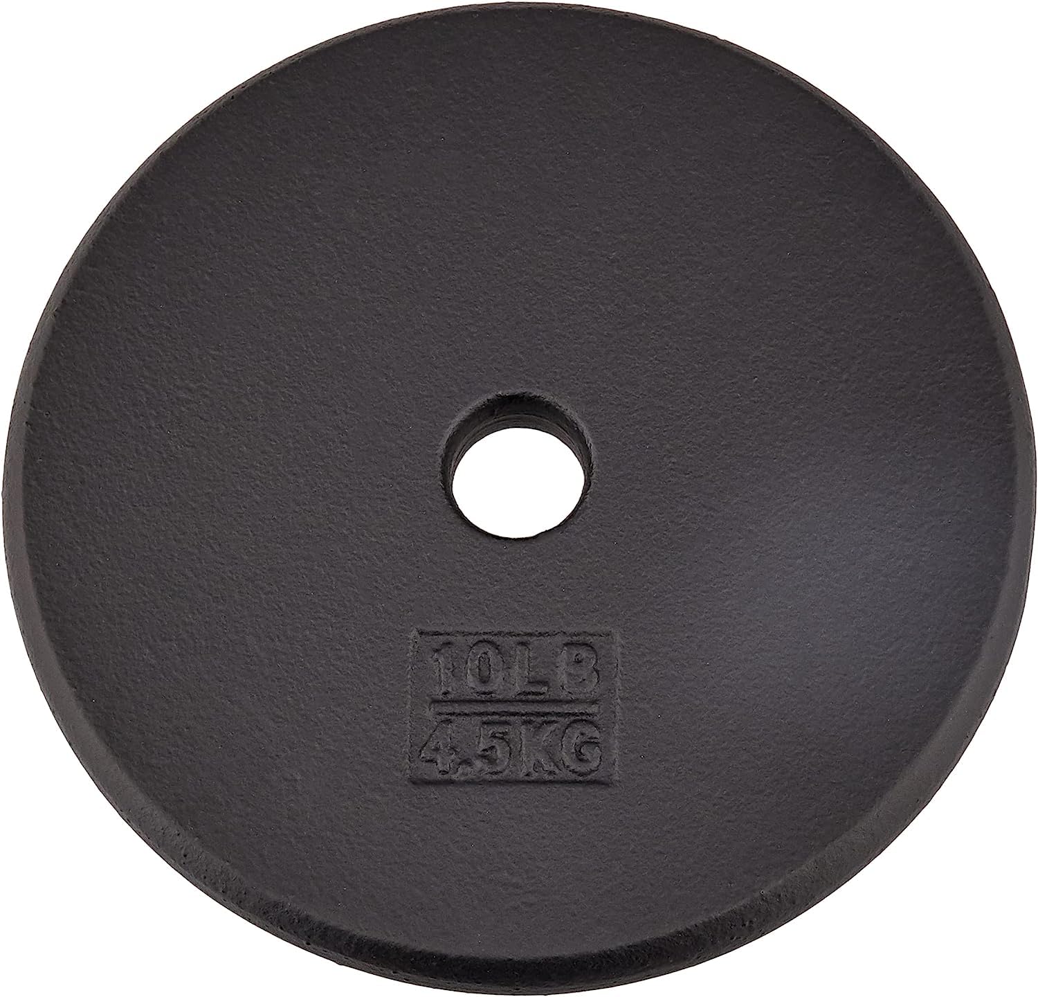 Yes4All Standard 1" Cast Iron Weight Plate - Ideal for Strength Training - Multiple Weight: 5LB to 25LB (Single & Set of 4)