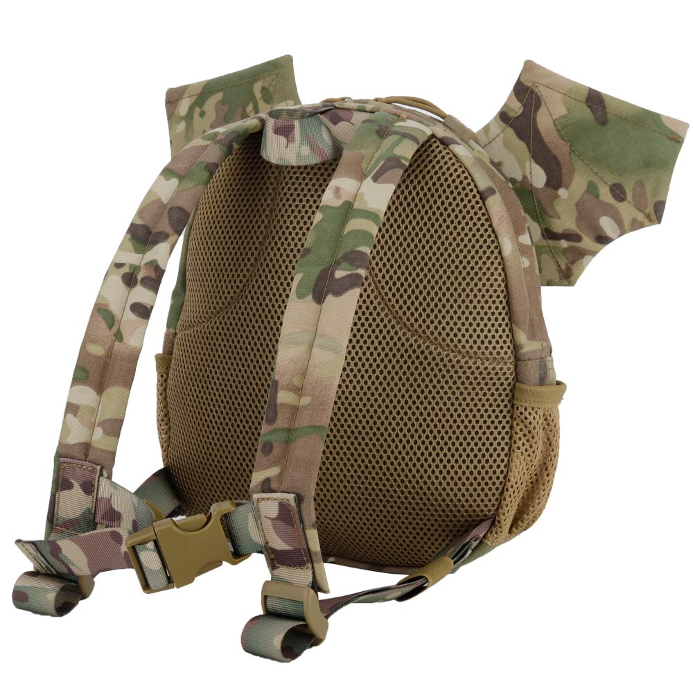 Mochila táctica Militar para niños, niñas, niños, alas de murciélago, pequeña Bolsa de Diablo para Airsoft Paintball, Viajes, Senderismo, Acampada, Halloween