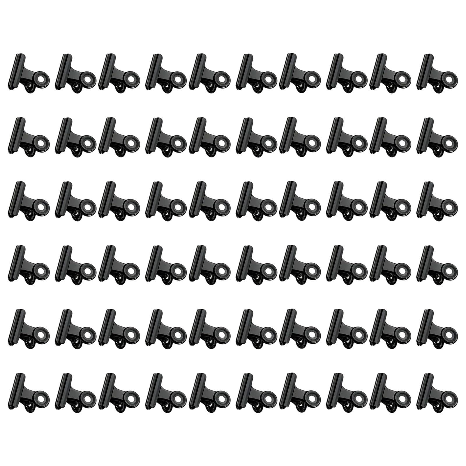 ZBIianxer 60Pcs Miniature Metal Bag Clamps Hinge Clips for Snacks Chip Coffee Bags and Offices Documents Storage Bag Clamps
