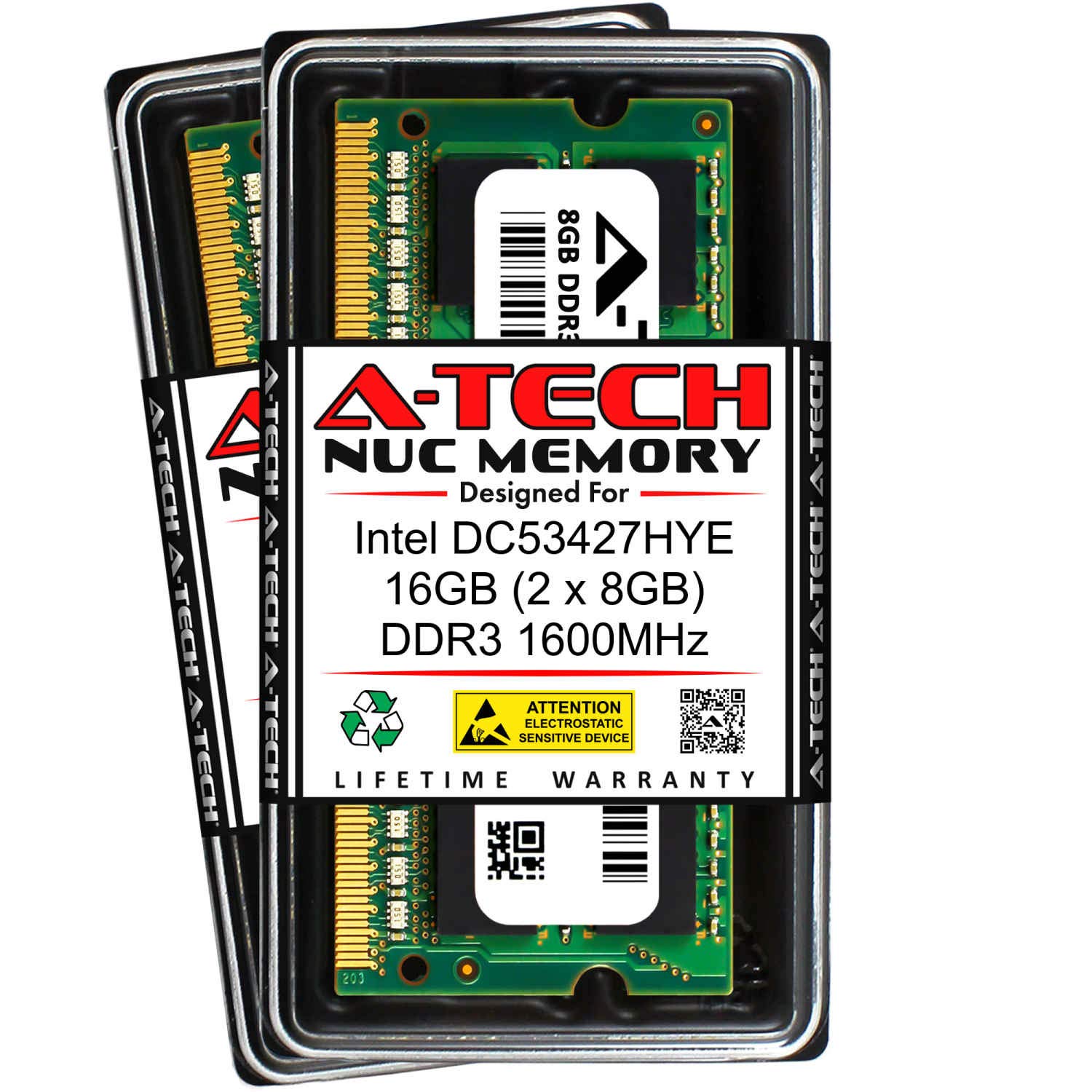 Amazon.co.jp: A-Tech 16GB (2 x 8GB) RAM Intel DC53427HYE NUCキット