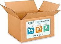Vista 74 de Cajas largas de envío y mudanza de 28 x 12 x 12 pulgadas (paquete de 10) – Resistencia extra 200 lb vs regulares – Cajas de cartón corrugado