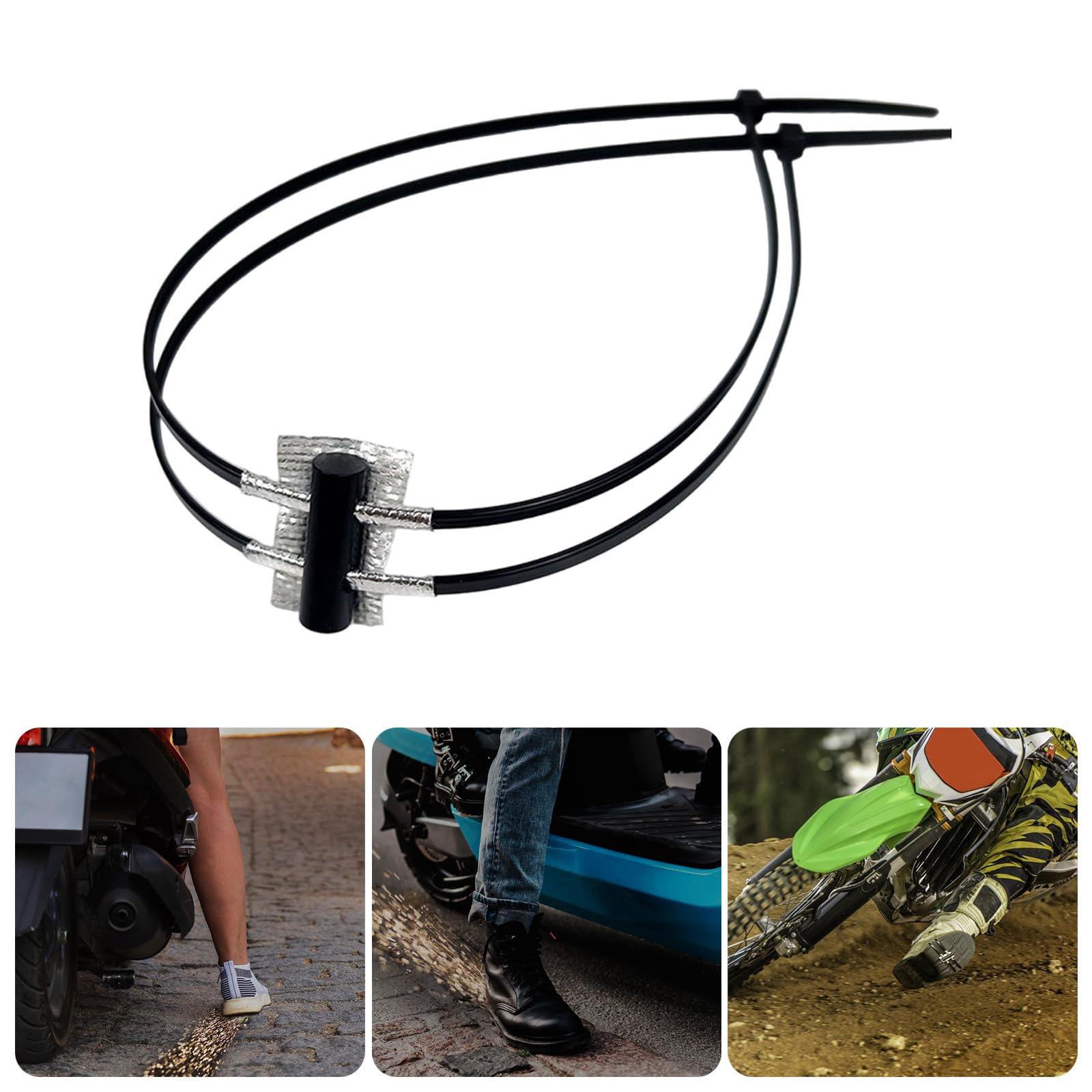Suelas de zapatos freno reposapiés accesorios plantillas de zapatos freno freno estable para carreras y uso en carretera