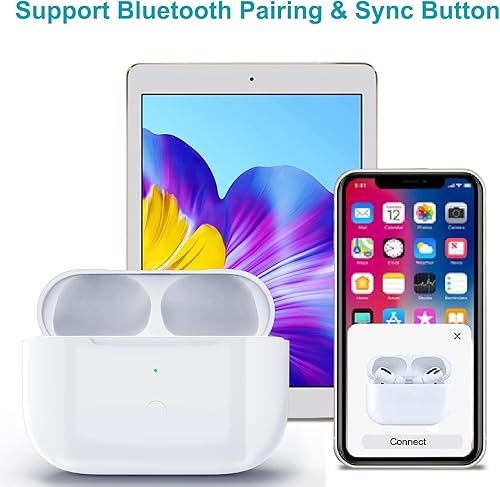 Miniatura 5 de Funda de carga inalámbrica compatible con AirPods Pro de 1ª y 2ª generación, fundas de repuesto para cargadores Airpods Pro, compatible con