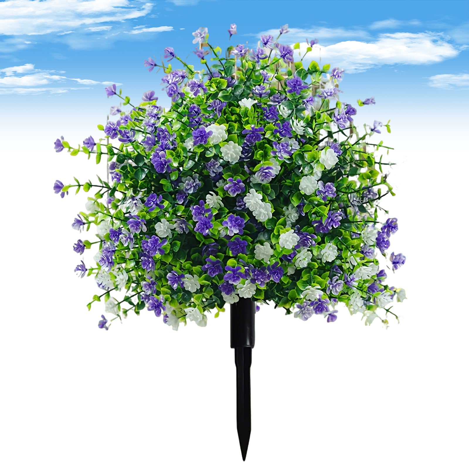 Artificial Potted Trees With Ground Stakes, Uv Resistant Camellia Topiary, Artificial Boxwood Topiary Ball Tree Outdoor, for Homes, Hotels, Gardens, Weddings, And Vacations (1pc)