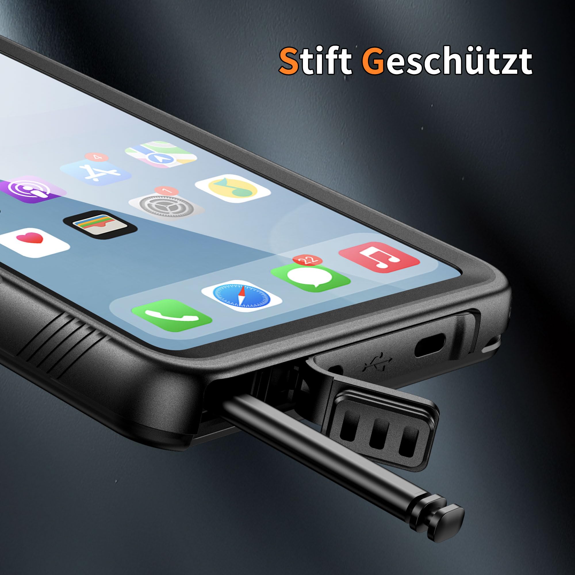 Cozycase Wasserdicht Handyhalterung Fahrrad Für Samsung Galaxy S26 Ultra | Anti-Diebstahl Hülle Handy Halter Motorrad Lenker Rennrad Mtb Ebike Bike Phone Holder Mount Fahrradhalterung IP68 Waterproof