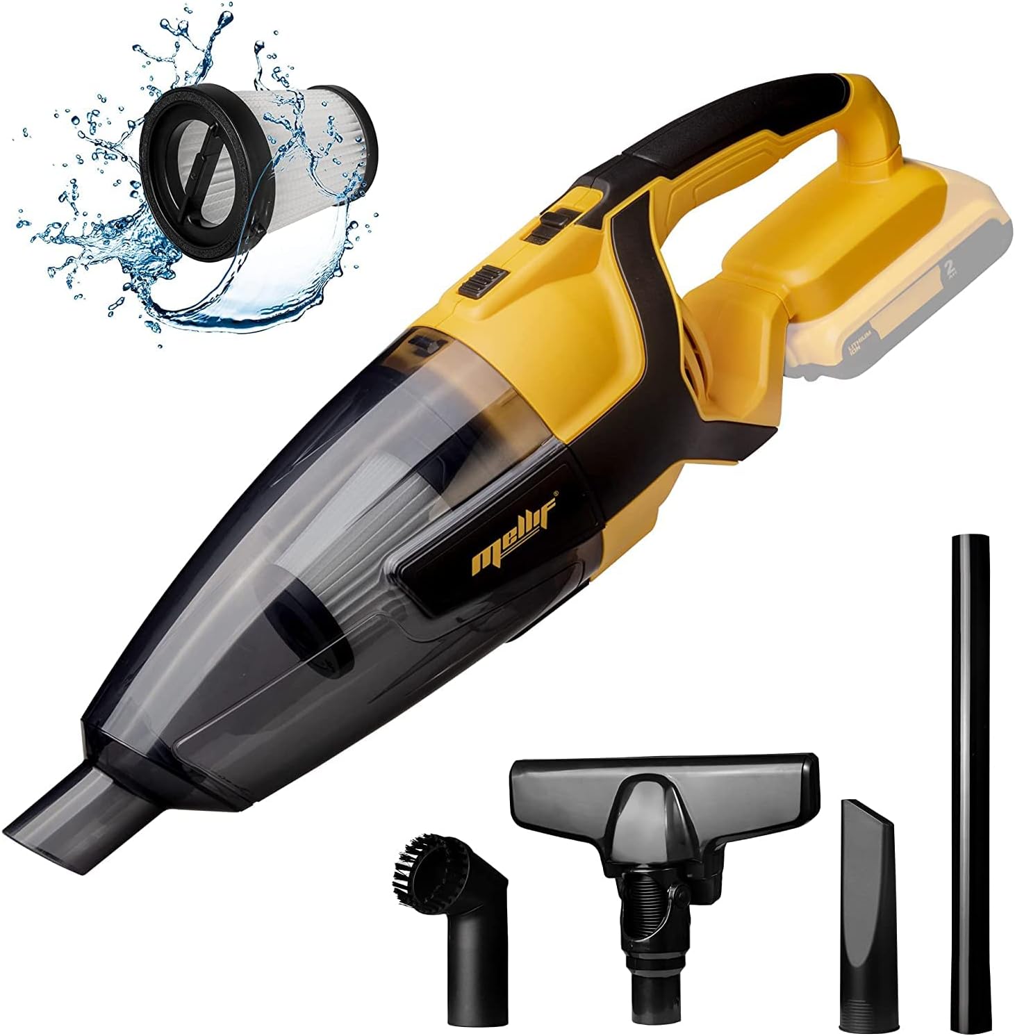 DEWALT 20V MAX Cordless WetDry Vacuum, Tool Only (DCV580H) DEWALT