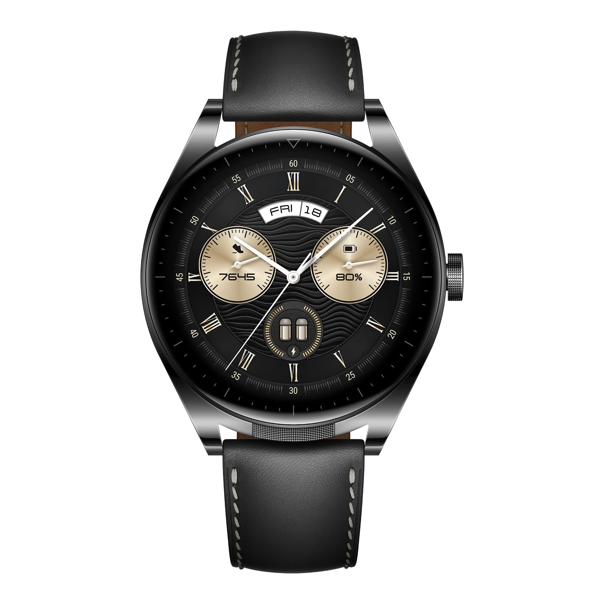 HUAWEI Watch Buds, Smartwatch e Auricolari 2 in 1, Controlli Touch Wide Area, Cancellazione del Rumore, Monitoraggio Professionale della Salute, Compatibile con Android e iOS, Versione Italiana, Nero