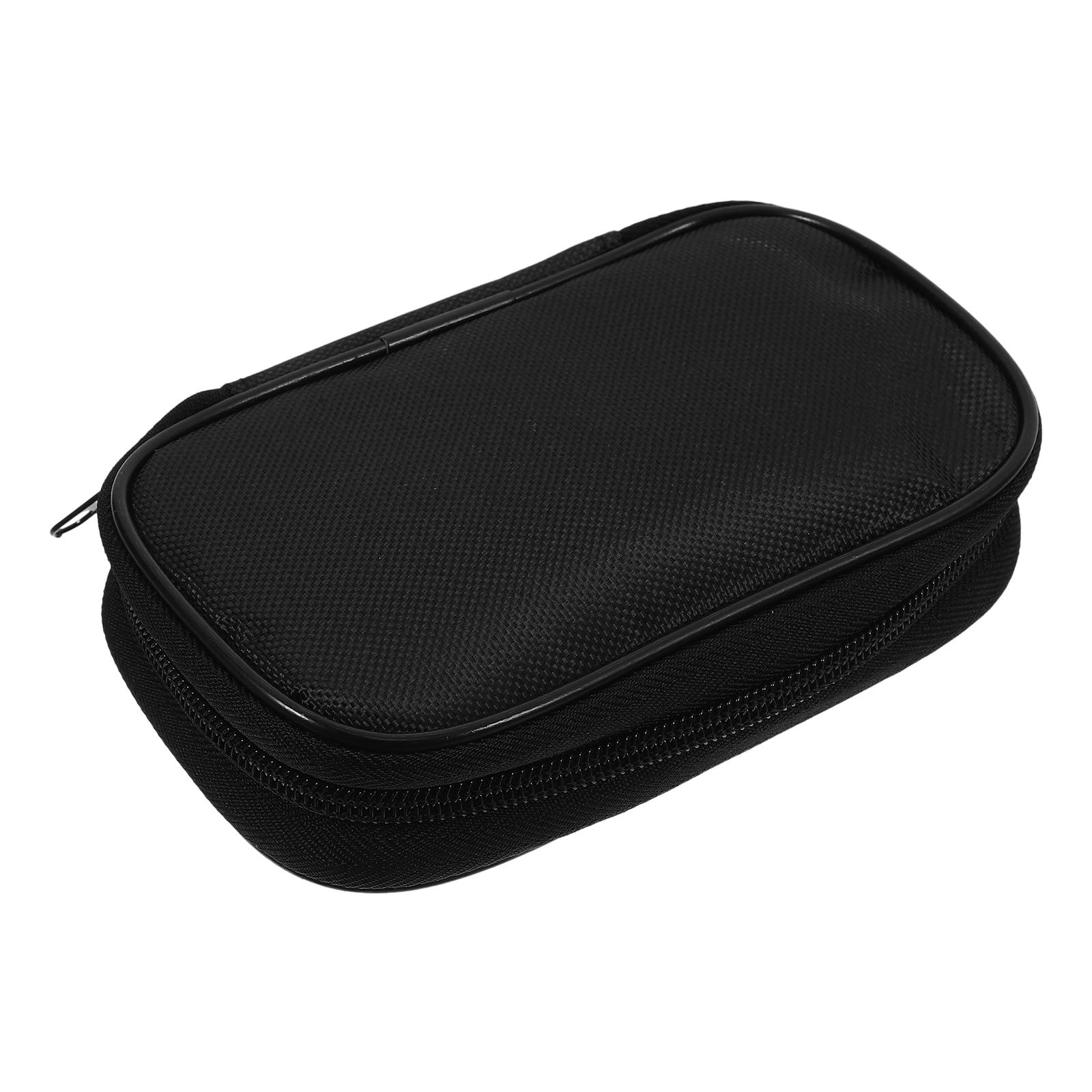 HEMOTON Bolsa de Almacenaje Portátil y Contenedores, Diseño Práctico en Tela Negra para Coche o Bolso, Logo, Adecuado para Diabéticos