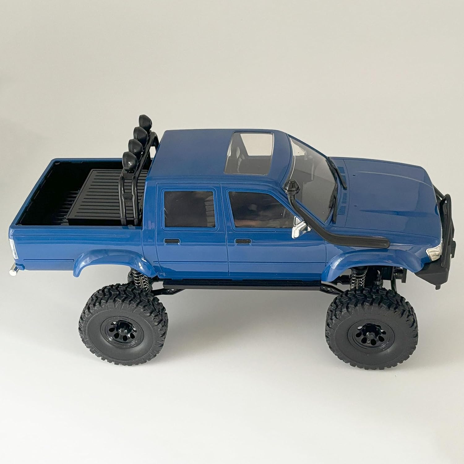 RC Rock Crawler WPL C64-1 RC Truck 4x4 1/16 RC Crawler Off Road Pickup Hobby RTR All Terrain 260 Motor Upgraded Chassis Proportional Throttle Steering 2.4GHz Axle Mounted Servo Adult