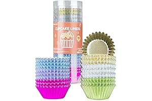 Gorgeous 360pcs Mini Foil Cupcake Liners, Various Colors, for Your Baking Needs