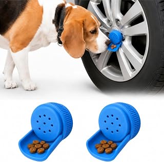 Premium 40mm Scent Detection Dog Sniffer Box (Compatible with AKC)- Double Cap Nose Work Training Container with Magnet Slot (2-Pack)
