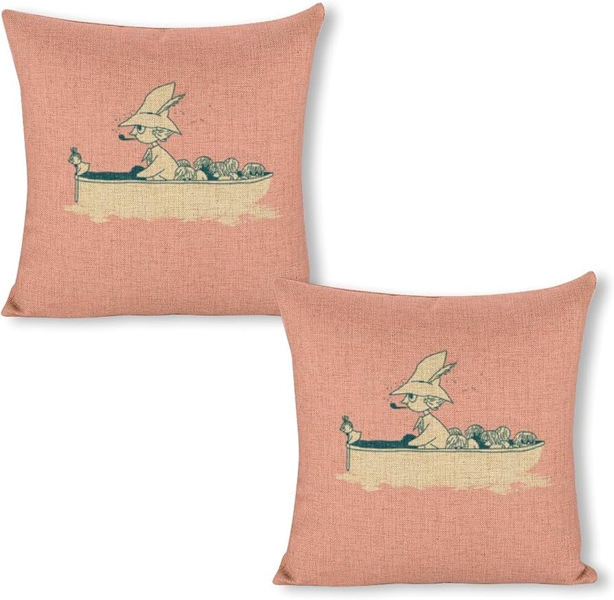 スナフキン クッション Amazon.co.jp: ムーミン スナフキン クッションカバー 45 45