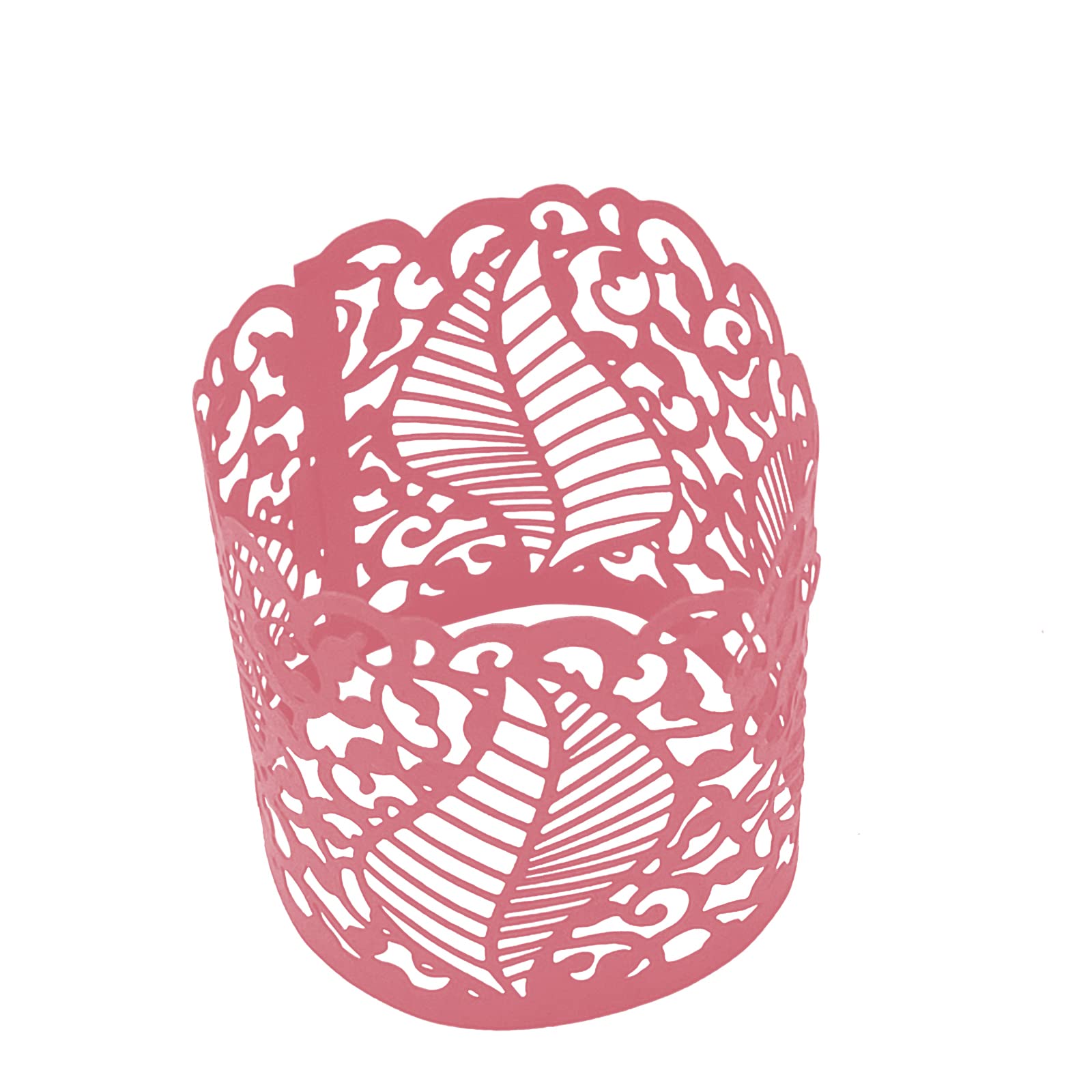 Young Wolf 50 Pcs LED Tea Light Candle Tealight Wrap Lampshade Holder for Votive Centerpieces Wedding Birthday Party Baby Shower Set (Pink)