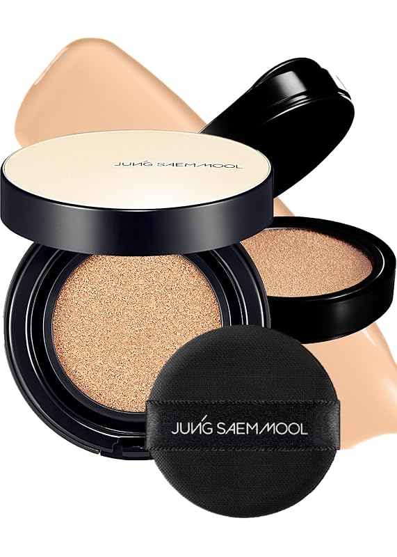 JUNG SAEM MOOL Skin Nuder Longwear Cushion, tom 19 Light, com refil