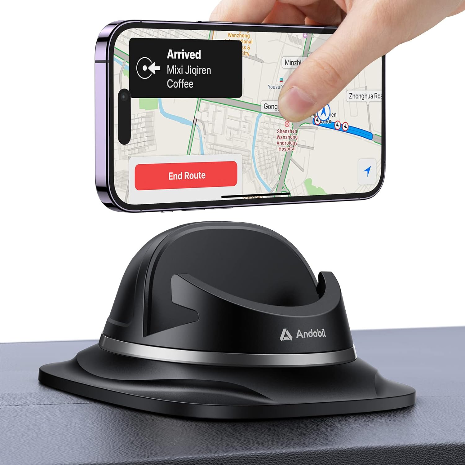 andobil Car Phone Holder for cars [2024 Simple & Firm hold] Dashboard