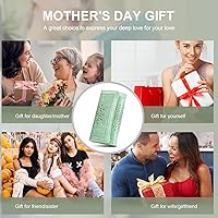 Vista 13 de Aphison - Cartera larga de cuero suave RFID para mujer, con caja de regalo