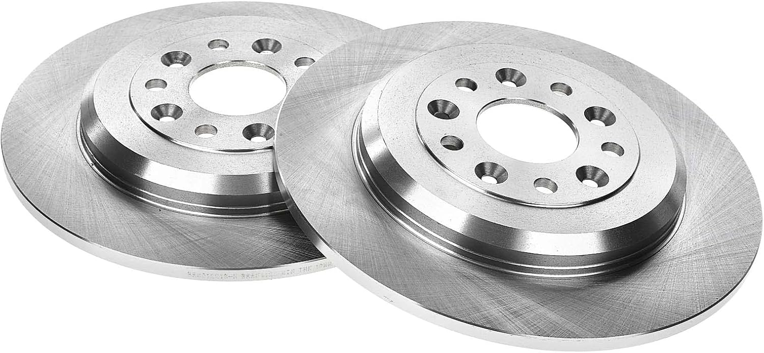 A-Premium 12.99 inch (330mm) Rear Solid Disc Brake Rotors + Ceramic Pads kit Compatible with Select Ford and Lincoln Models - Explorer 2013-2019, Taurus 2010-2019, Edge 2011-2014, Flex, MKS, MKT, MKX
