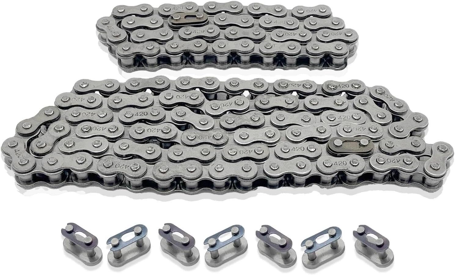 ACTIVLIFE for Cadena TRASERA DELANTERA #420 para for Coleman CT200U CT200U-EX BT200X 196CC