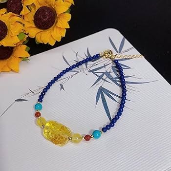 激安❣️ラブラドライト貔貅ブレス✨ Amazon.co.jp: 風水貔貅ブレスレット 天然宝石ラピスラズリ