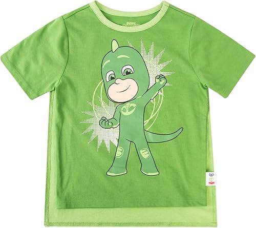 Vista 2 de PJ Masks Camiseta de manga corta 2 Pack de PJMASKS Catboy & Gekko camisetas sin cabeza de manga corta